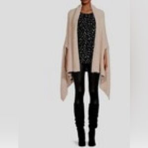 Women's Time and Tru Cozy Wrap Cream Sweater